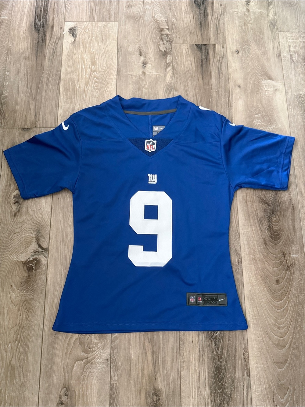 Nike M Blue New York Giants #9 Jersey